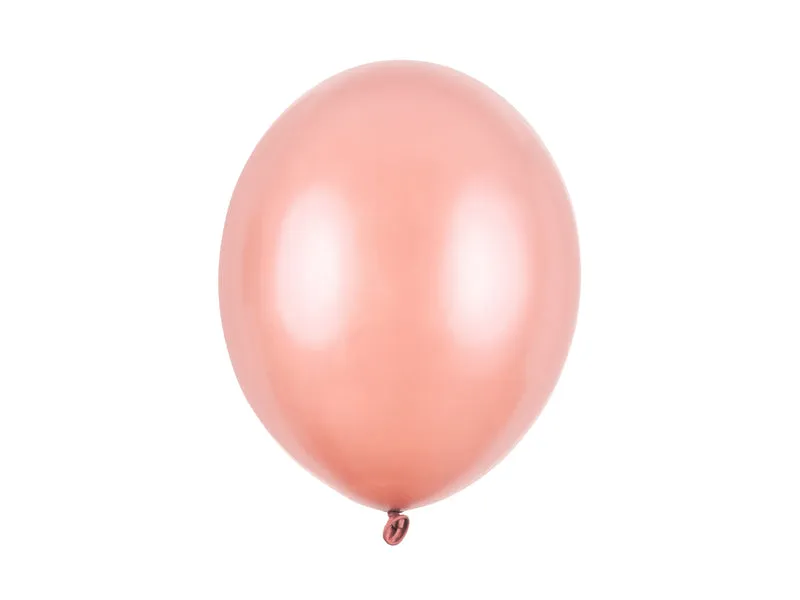 50 Stk. Luftballon Ø30cm "Uni Metallic" | Rosegold