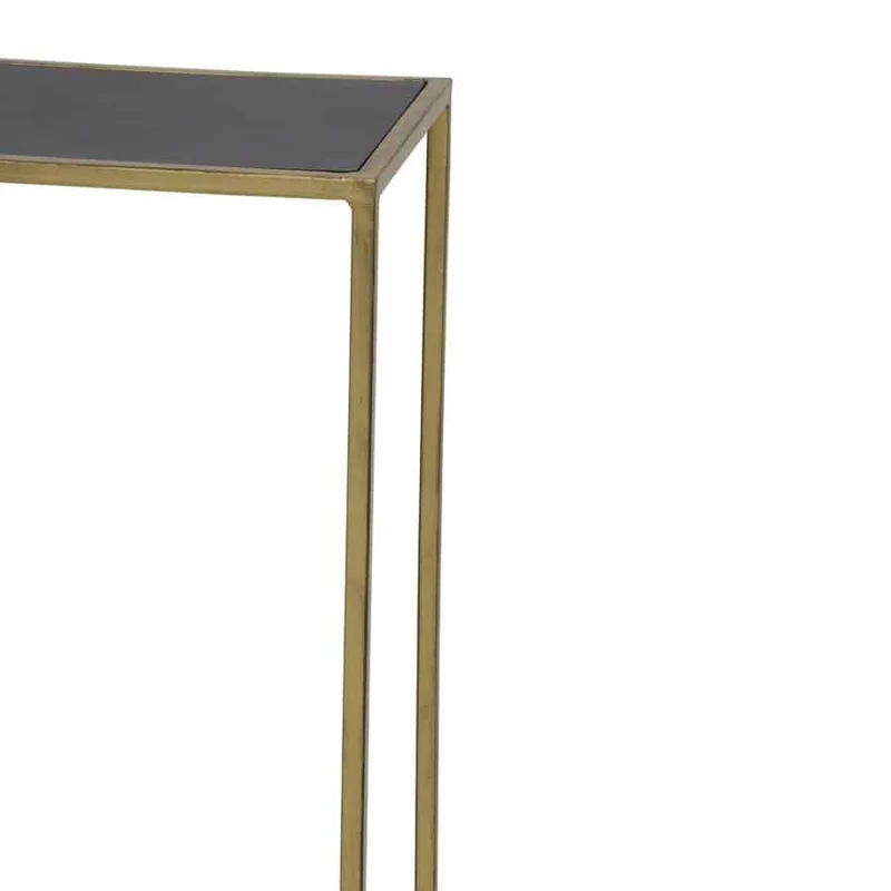 Konsolentisch BOCA wash Gold matt schwarz