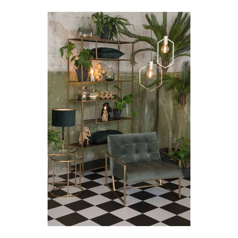 Beistelltisch DUARTE Gold Glas 2er-Set