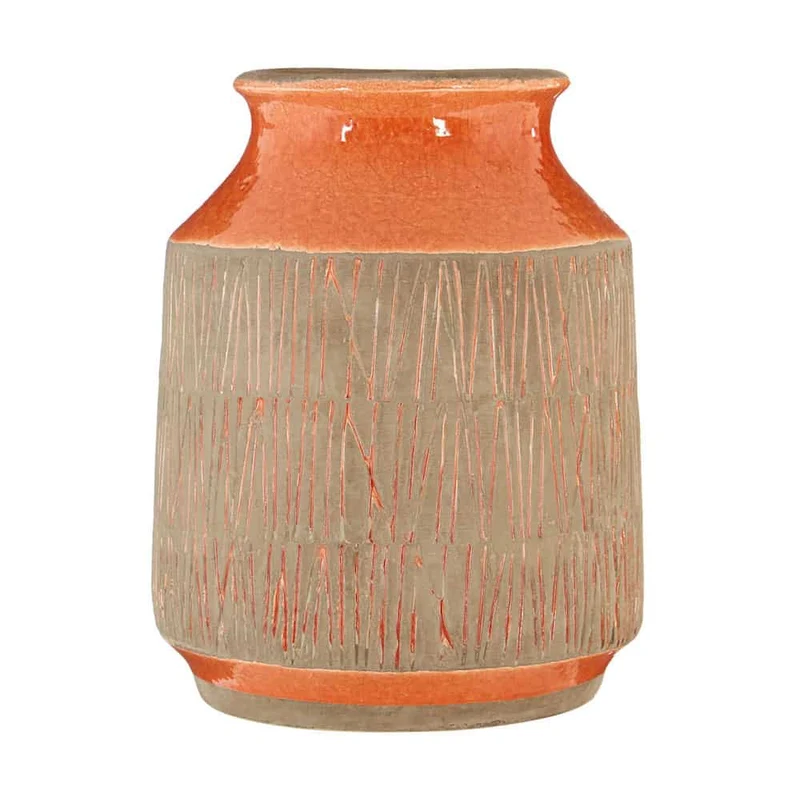 Vase SULU orange Ø15x19 cm