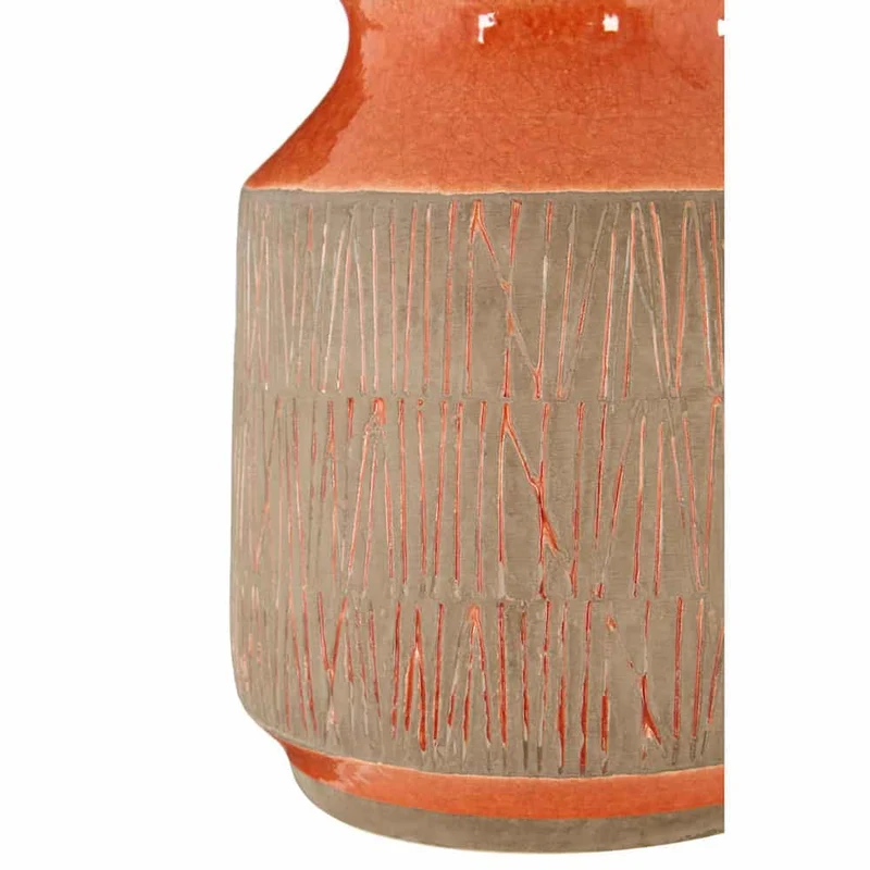 Vase SULU orange Ø15x19 cm