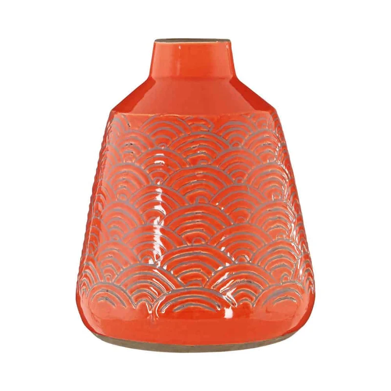 Vase DALTA, orange Ø17x20 cm