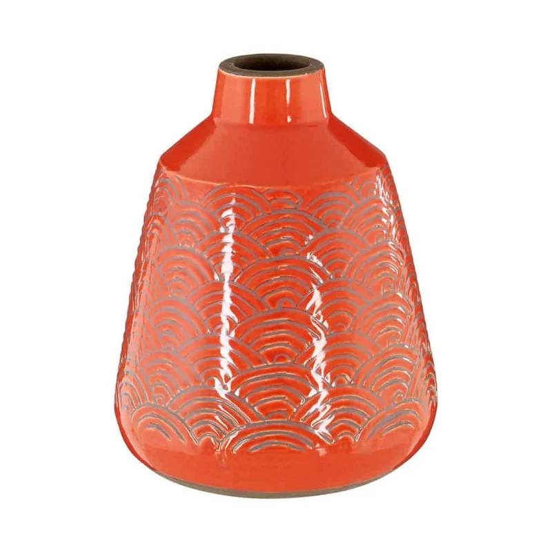 Vase DALTA, orange Ø17x20 cm