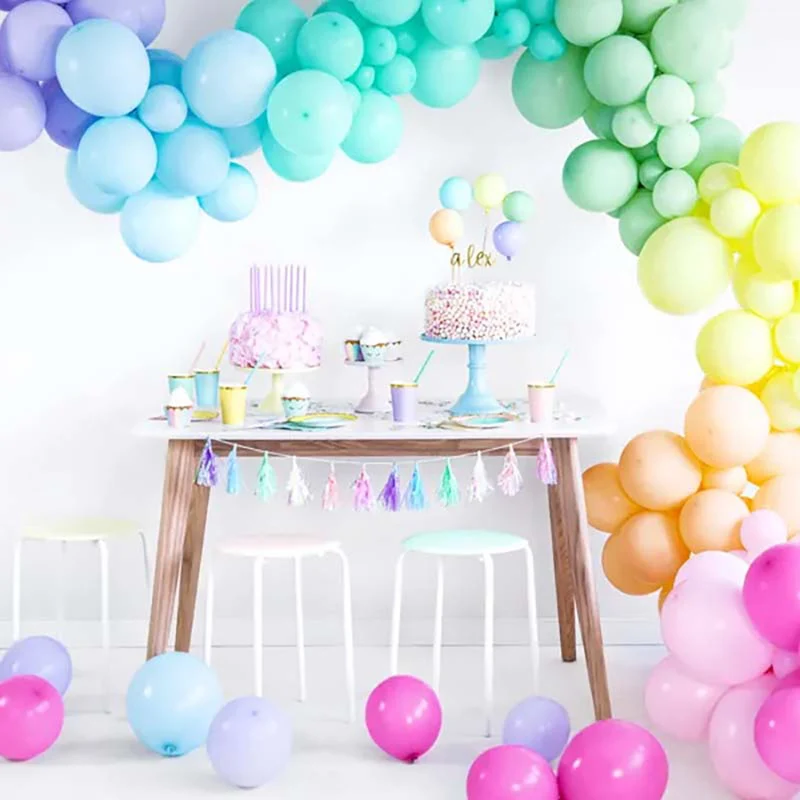 50 Stk. Luftballon Ø30cm "Uni Pastell" | Pfirsich Orange