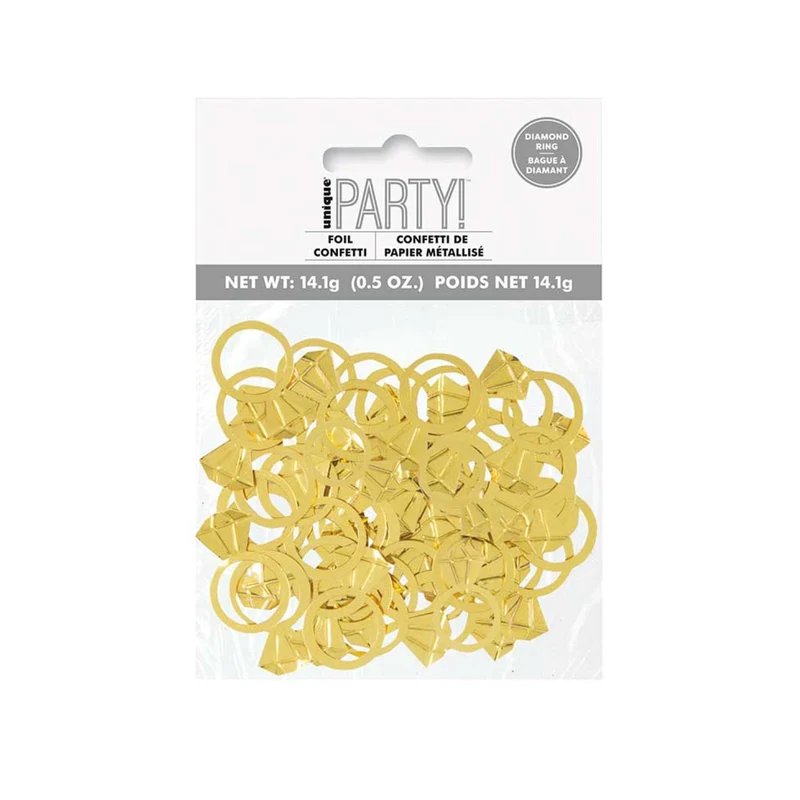 Konfetti Metall 14g Diamantring