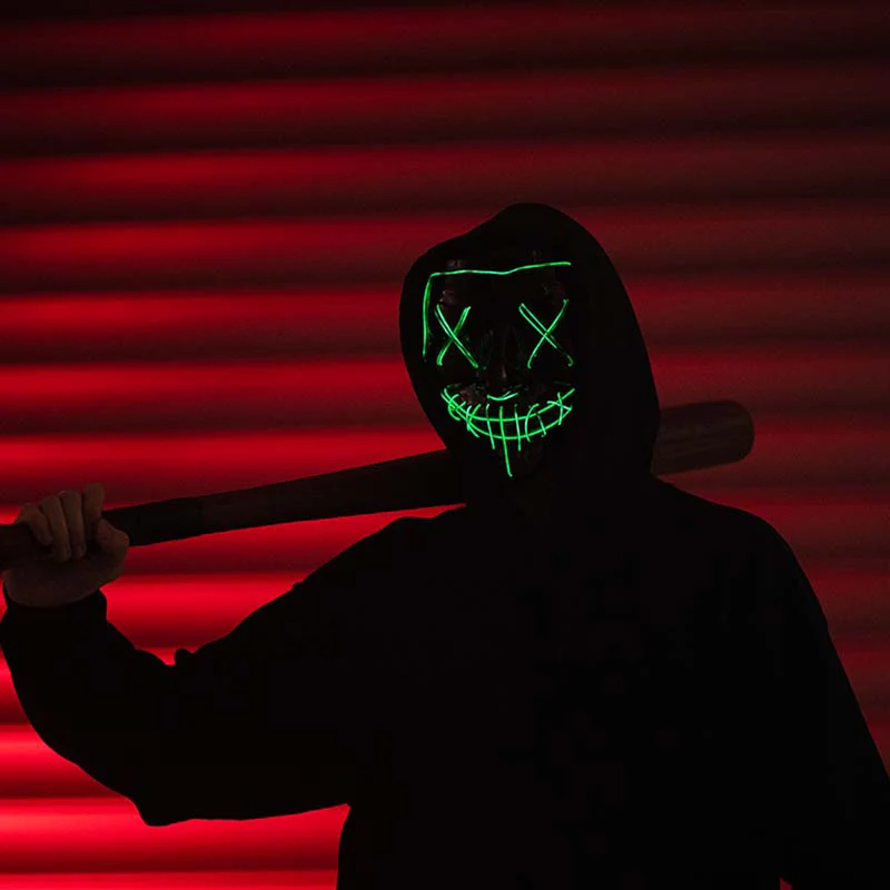 Maske LED Purge Grün