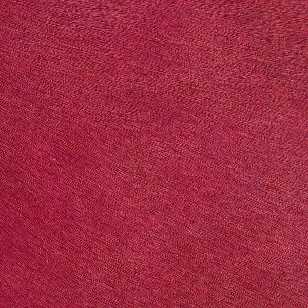 Kuhfell Teppich in Ziegelrot