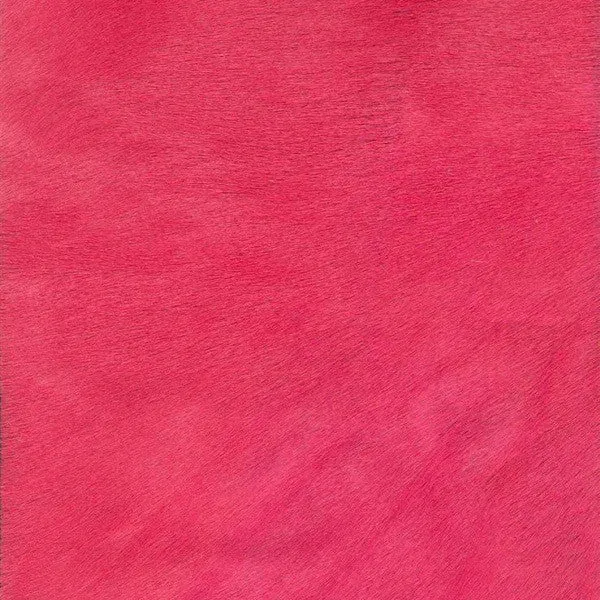 Kuhfell Teppich in Rosa-Magenta