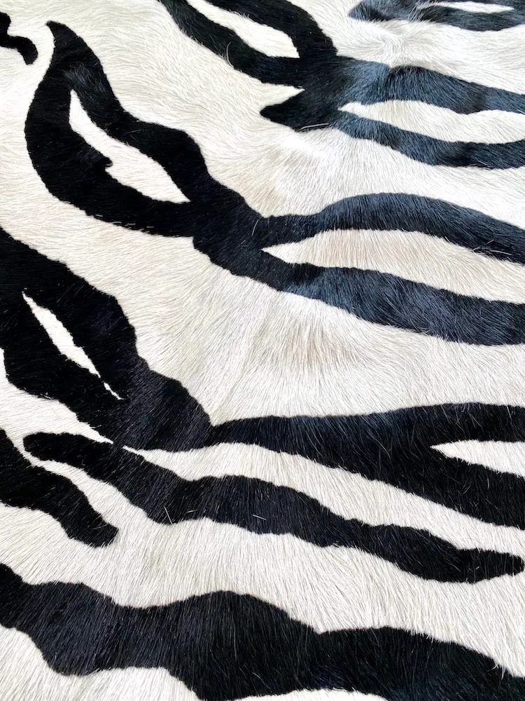 Kuhfell Teppich TIGER Naturel