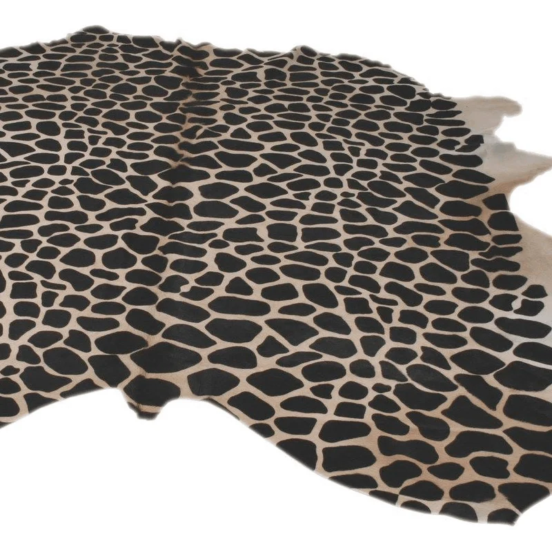 Kuhfell Teppich Giraffe Naturel