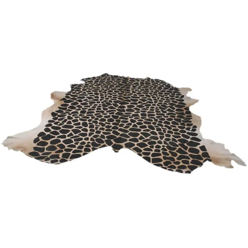Kuhfell Teppich Giraffe Naturel