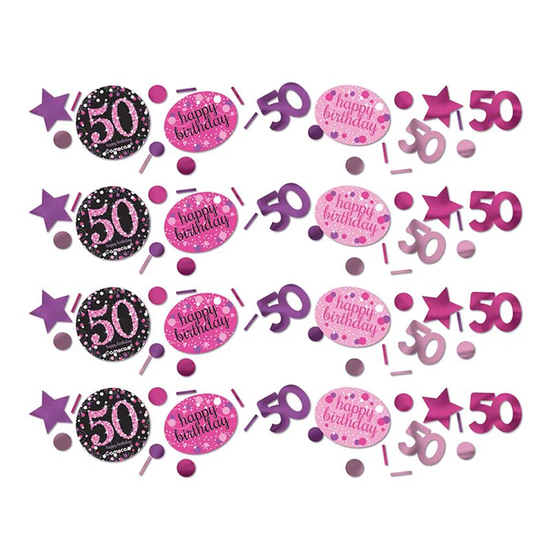 Konfetti Metall 34g Sparkling Pink #50