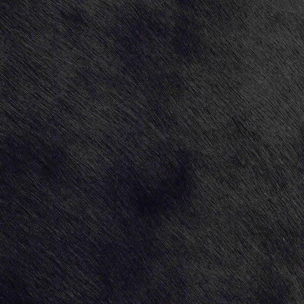 Kuhfell Teppich in Schwarz