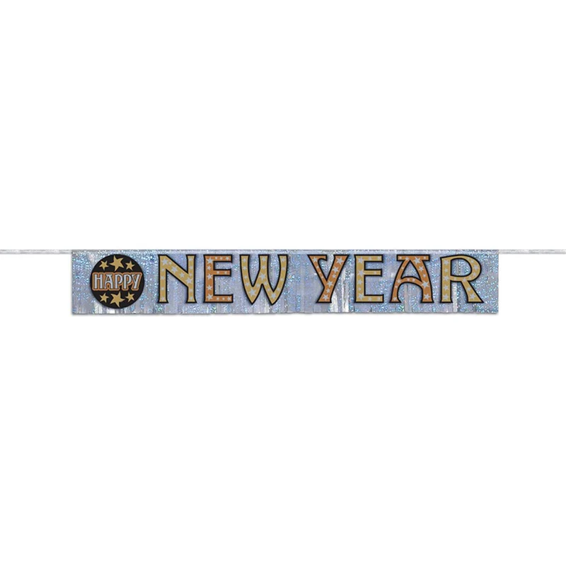 Banner Fransen New Year ca. 152cm/4,75FT