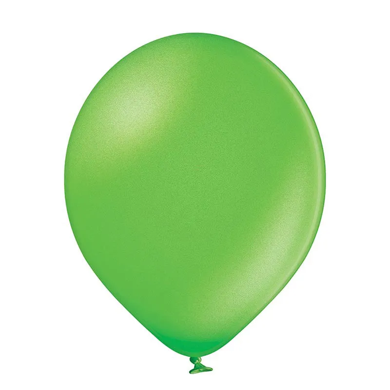25 Stk. Luftballon Uni Metallic Ø 12cm | Limettengrün
