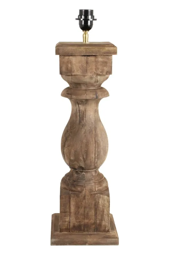 Tischlampe CADORE Mangoholz H85cm