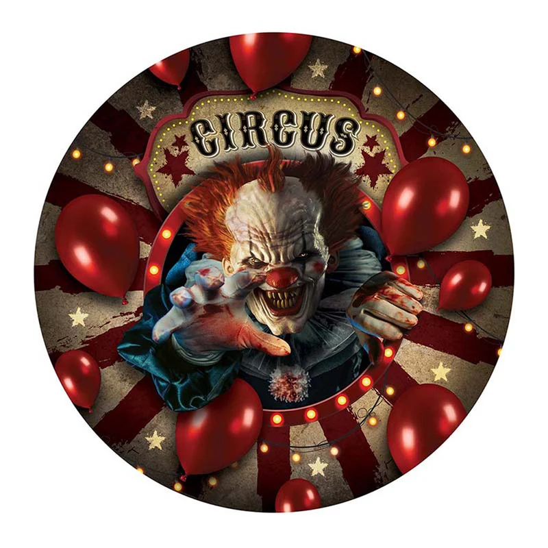 Pappteller "Horror Clown" | Ø23cm/6Stk.