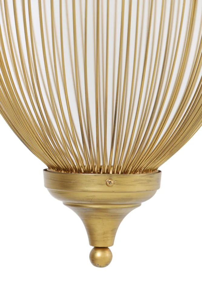 Hängeleuchte LORICE Gold Ø41x90 cm