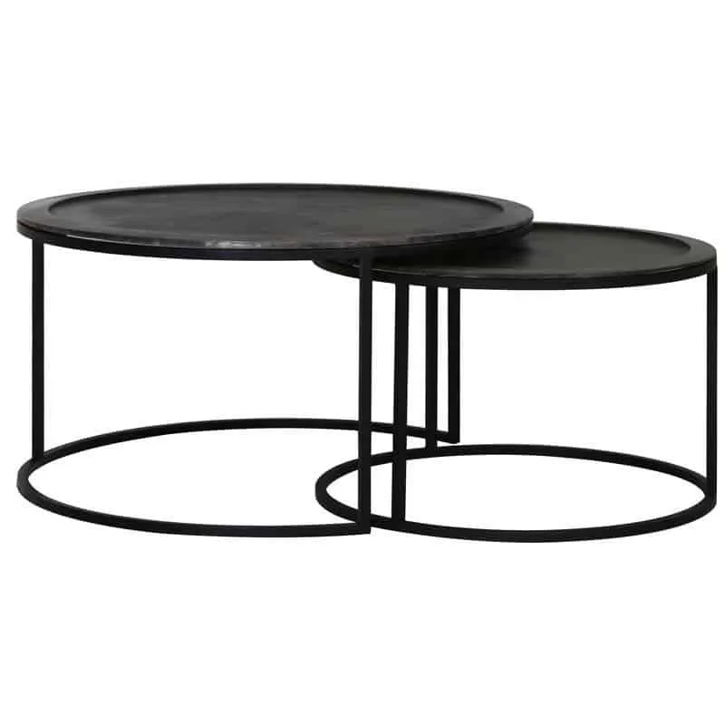 Couchtisch TALCA LOTE Antik EDGE 2er-Set