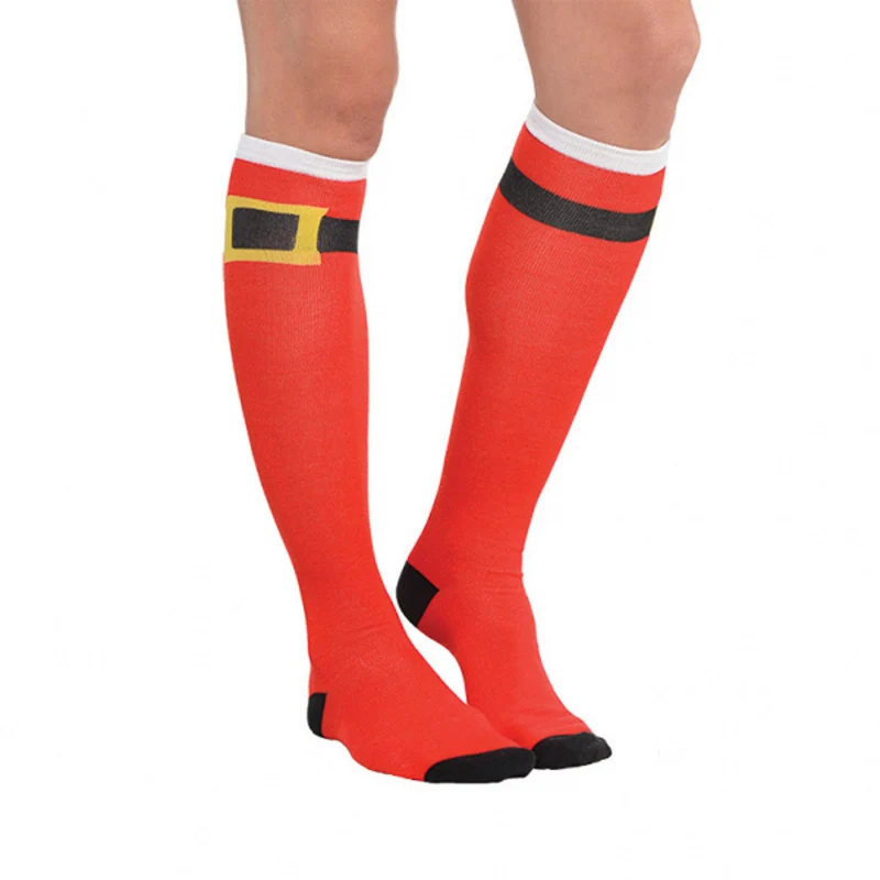 Strümpfe Rot Weihnachtsmanngürtel