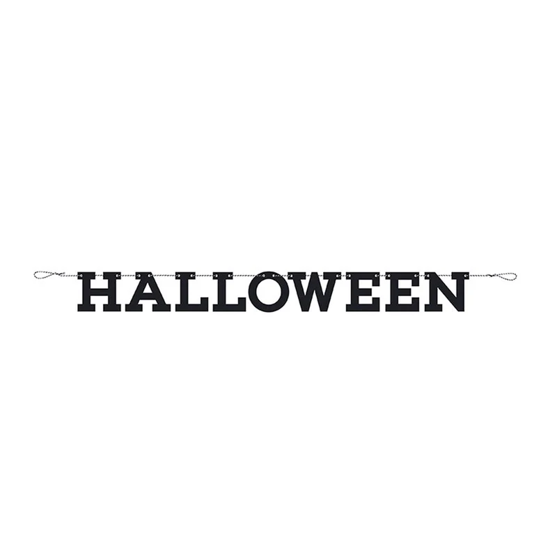 Buchstabengirlande Happy Halloween 2-teilig ca. 213 cm Halloween Dekoration
