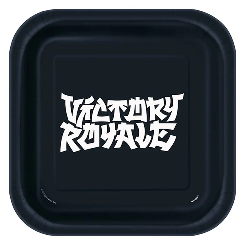 Pappteller "Fortnite" | Quadr. 23cm/8 Stk.