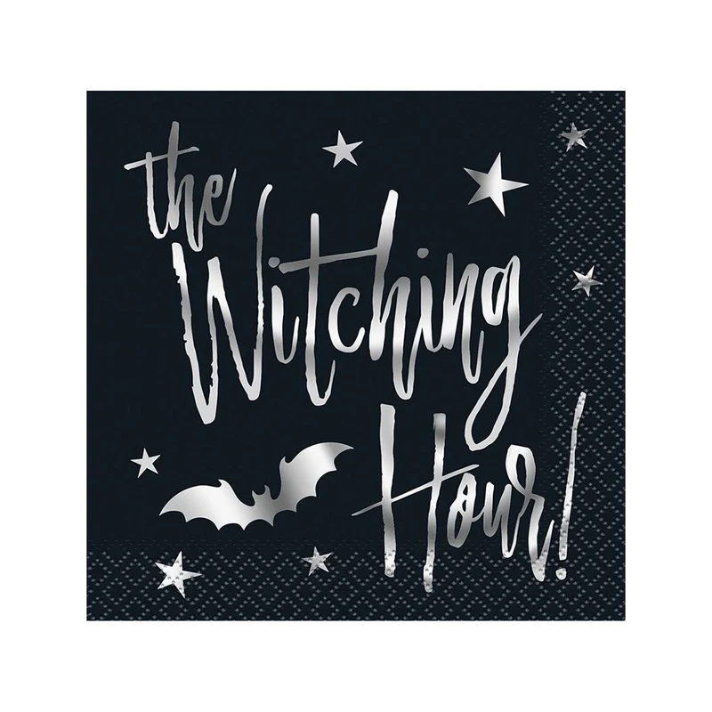 Servietten "Halloween Witch" Gold | 20Stk./25x25cm