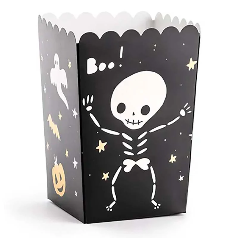 Tüte Popcorn Halloween Box 6Stk.