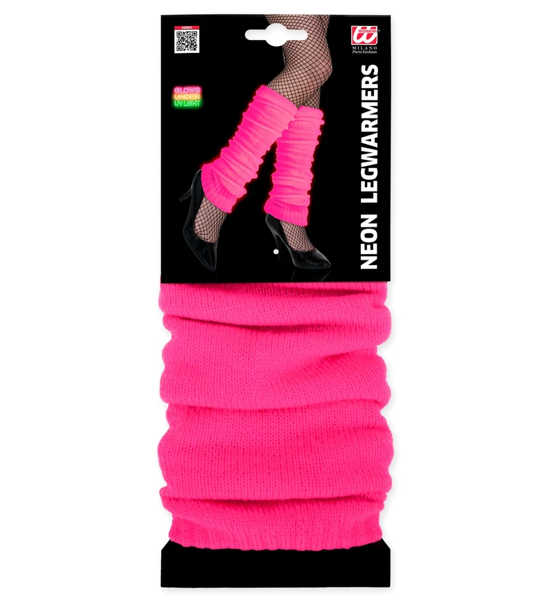 Stulpen | Neon Pink - 80er Jahre Disco Kostüm