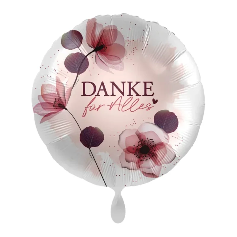 18"/Ø43cm Folienballon "Danke für Alles"