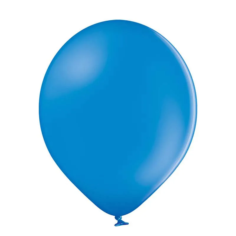 25 Stk. Luftballon Unifarben Ø 30cm | Mittelblau #012