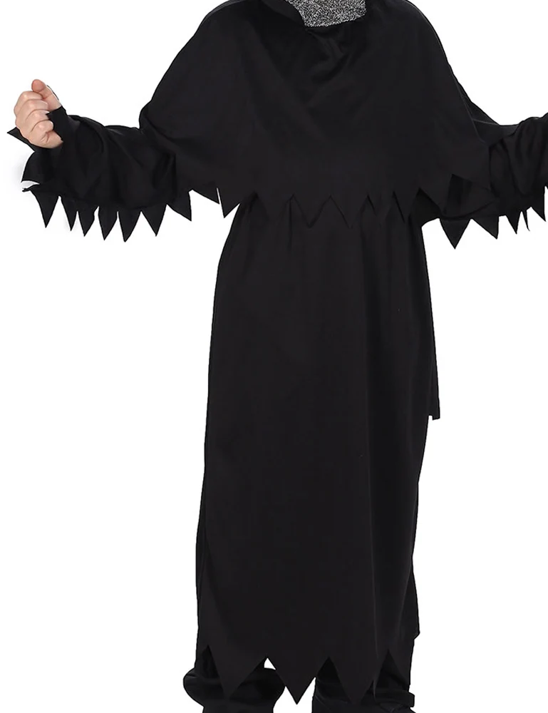 Halloween Kostüm "Black Ghost" für Kinder - 3-tlg. | Schwarz