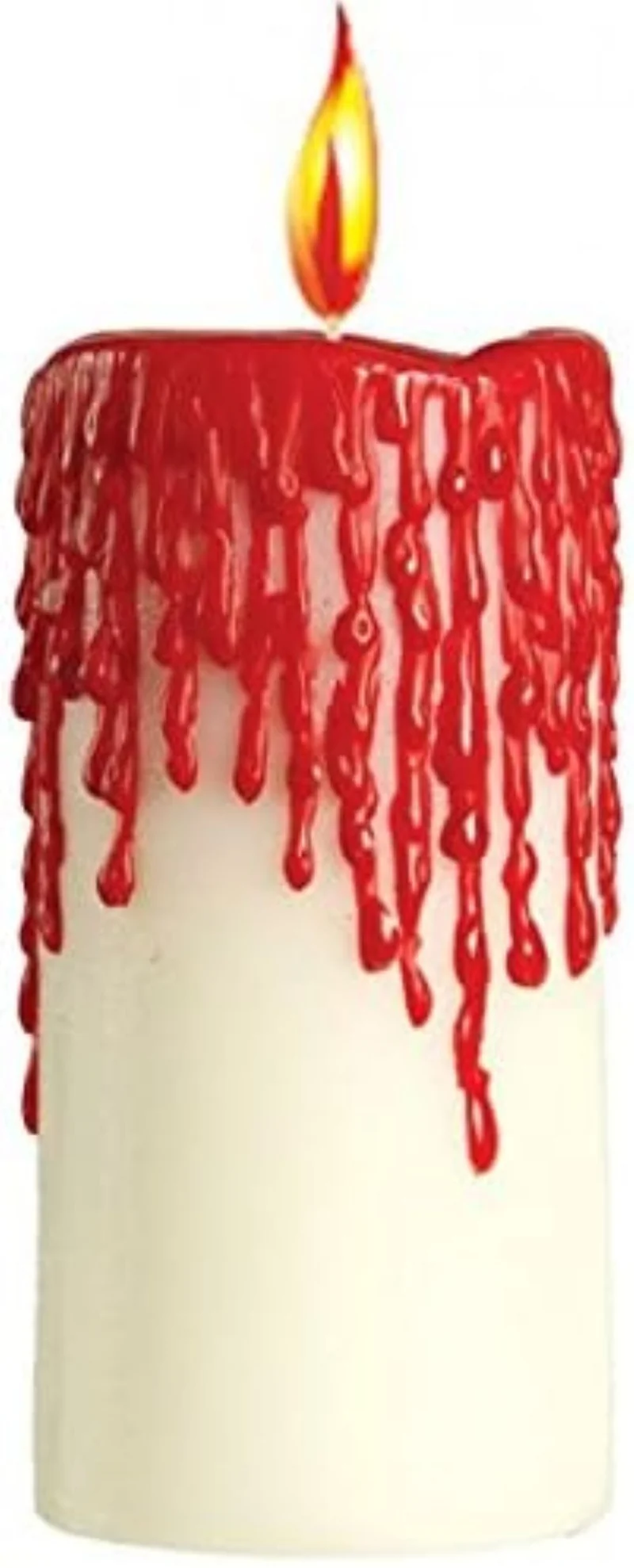 Halloween Wachskerze mit Bluttropfen | 10,5 cm