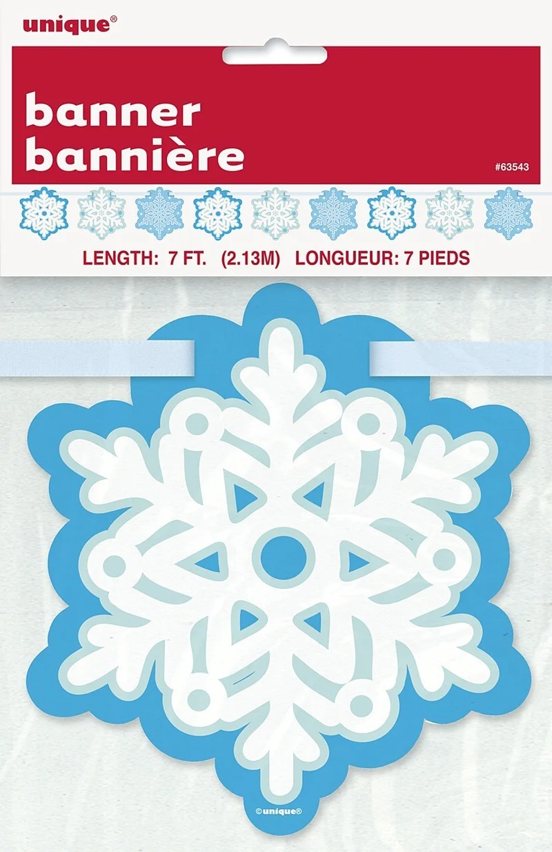 Banner Schneeflocken CutOuts