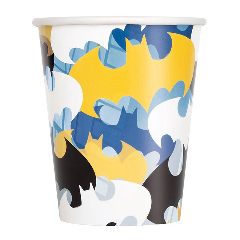 Batman Sign Pappbecher 266ml/8Stk.