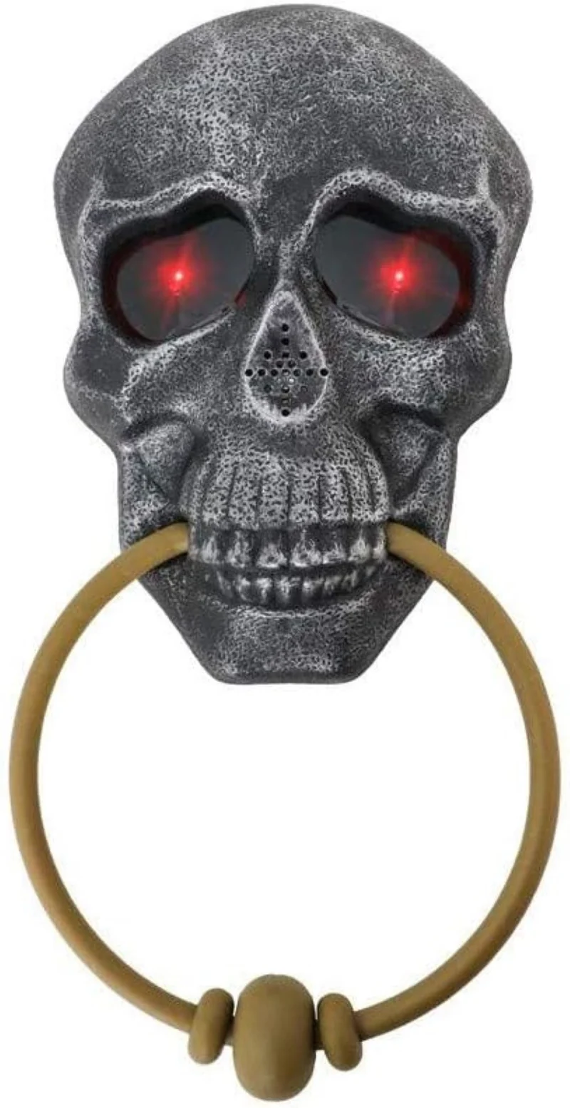 Halloween Türklopfer "Totenkopf" | 27 x 12 cm Dekoration