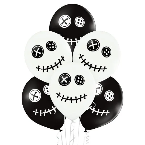 Luftballon Ø30cm "Voodoo Puppe" | 6 Stk. - Mix