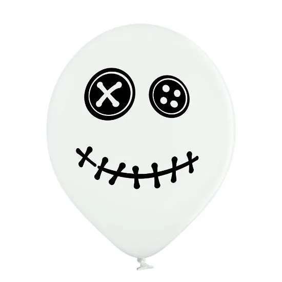 Luftballon Ø30cm "Voodoo Puppe" | 6 Stk. - Mix