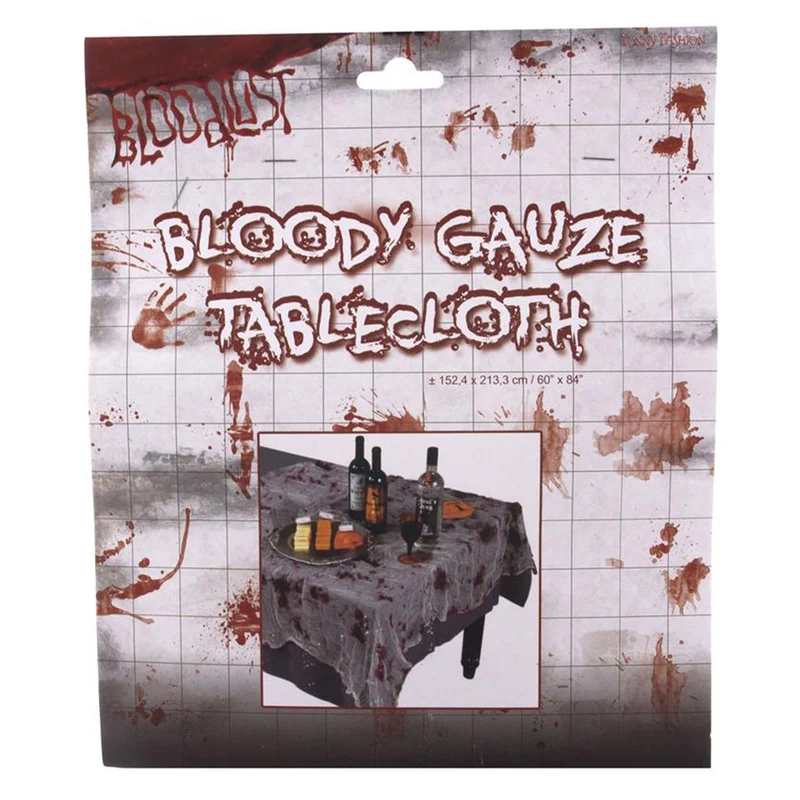 Blutige Tischdecke Halloween Dekoration 213 x 152 cm