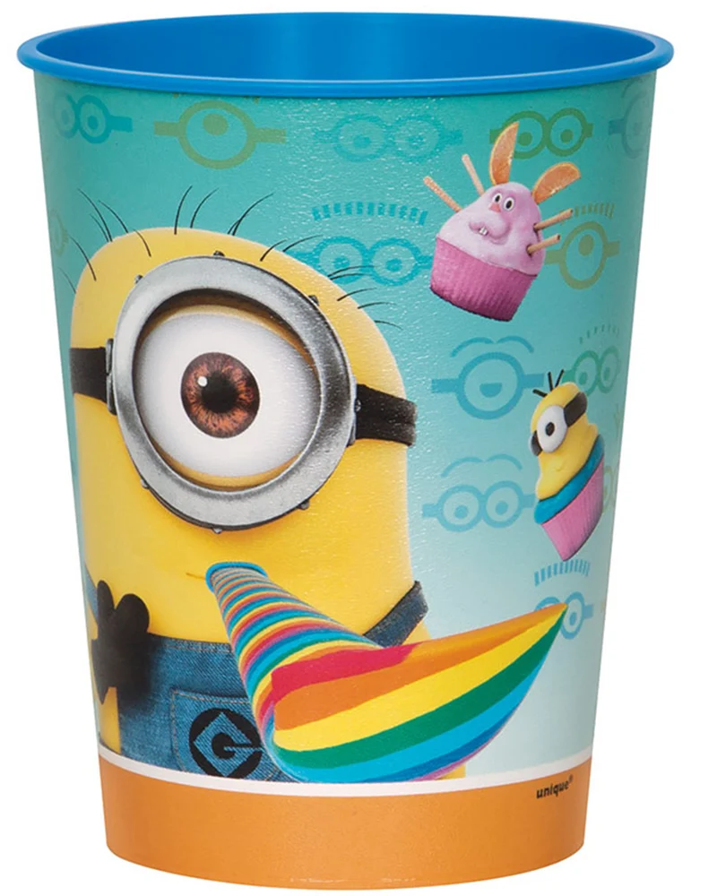 "Minions" Tischdeko | 1 Kunststoff Becher 473ml