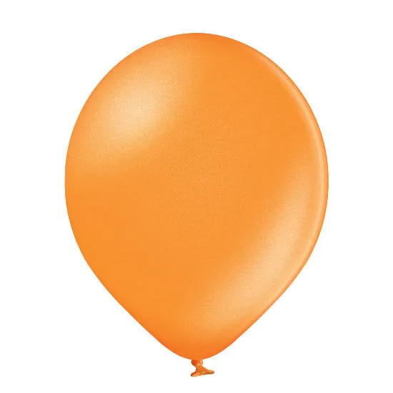 100 Stk. Luftballon Uni Metallic Ø 12cm | Orange