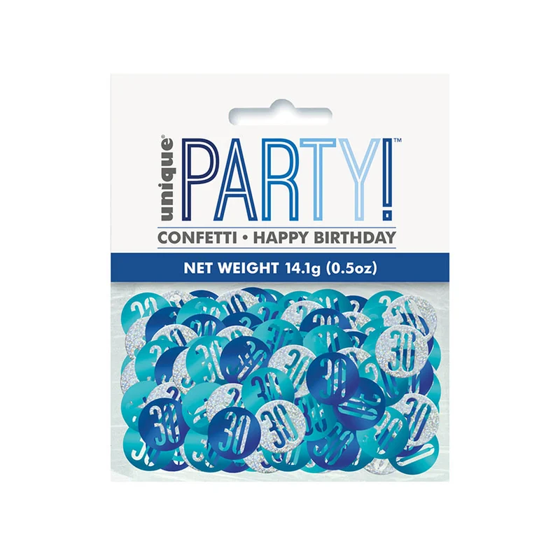 Konfetti Metall Glitz 14g #30 Blau