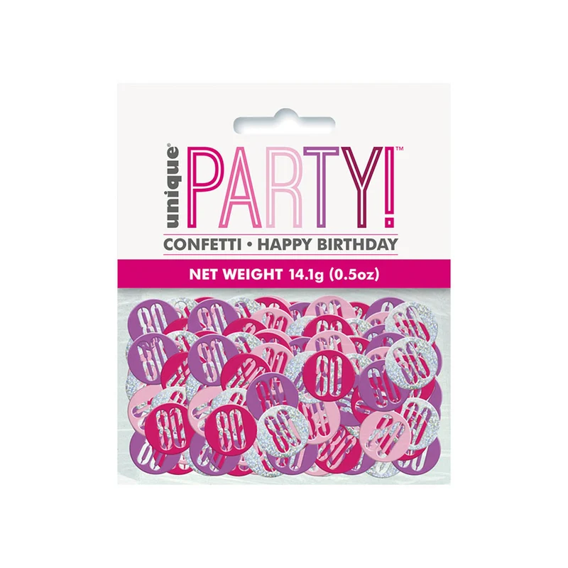 Konfetti Metall Glitz 14g #80 Pink