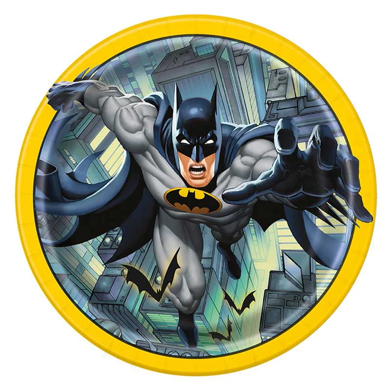 Pappteller "Batman" | Ø23cm/8Stk. FSC