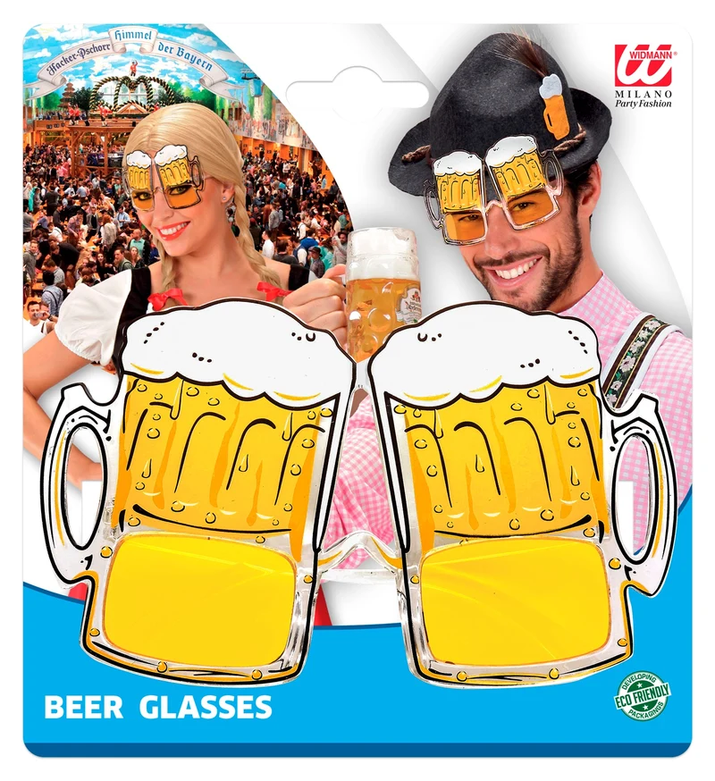 Bierfest Partybrille Bierbrille | Gelb