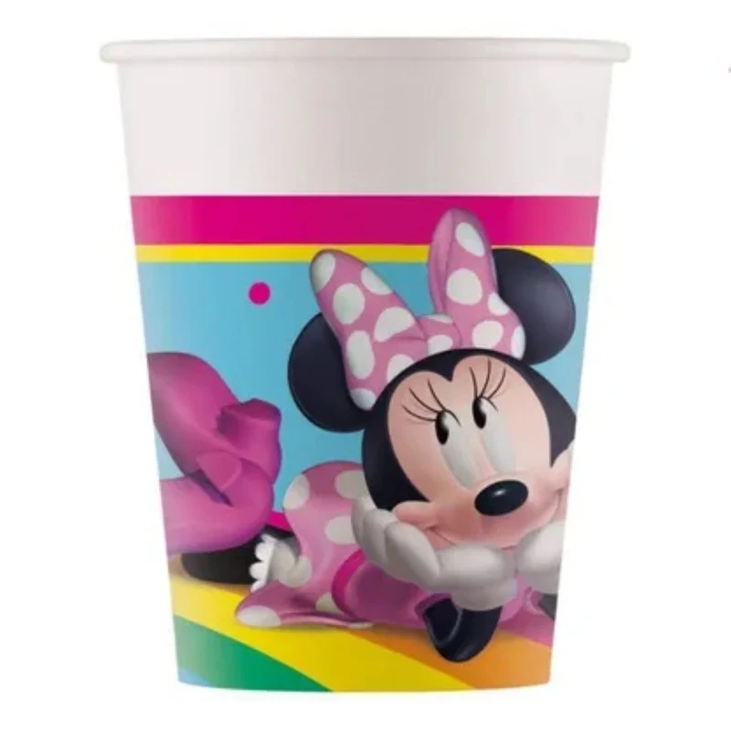 "Minnie Rainbow Make Me Smile" Partydeko Artikel