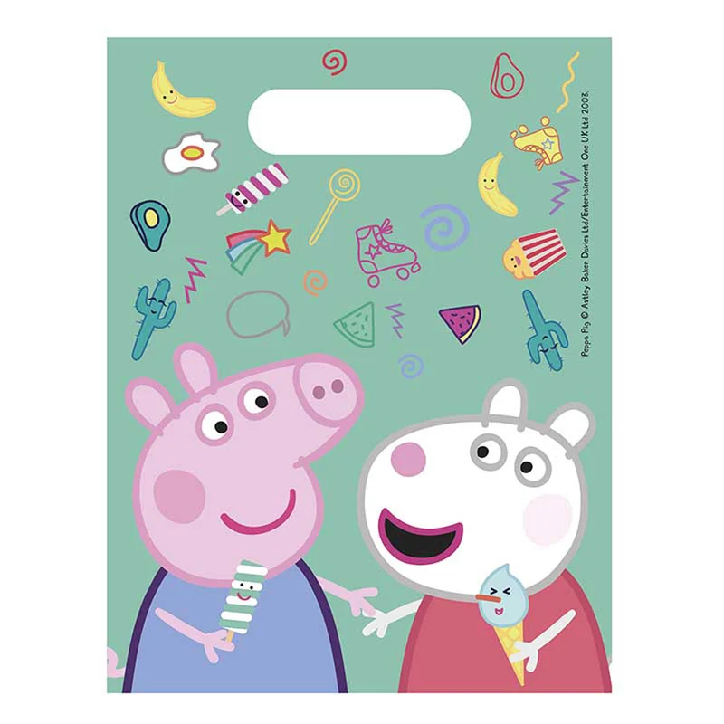 Geschenktüte PVC Peppa Pig 6Stk.