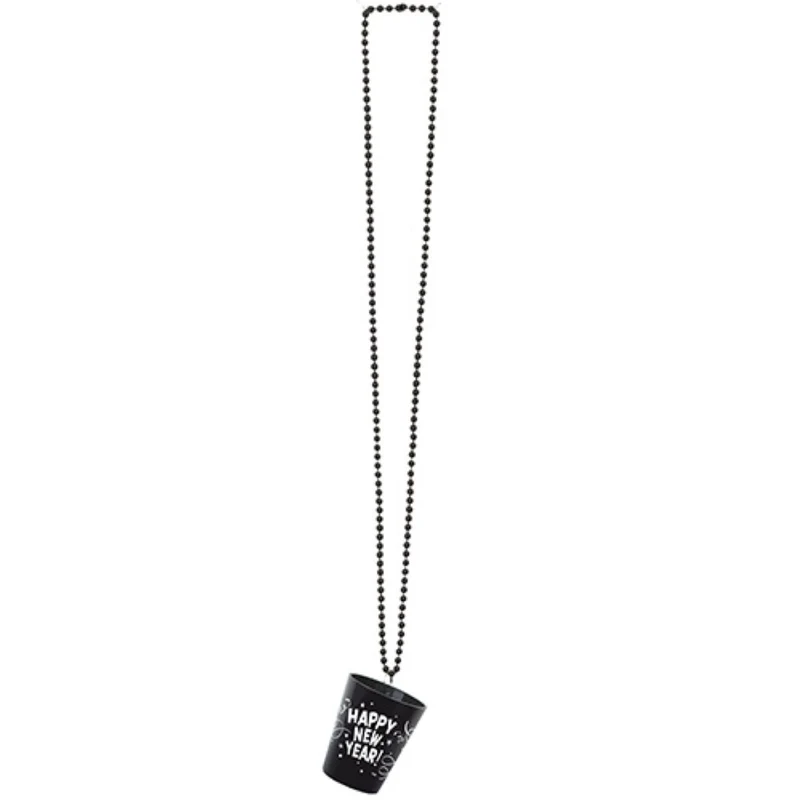 Shot Glas New Year's Bead Neck