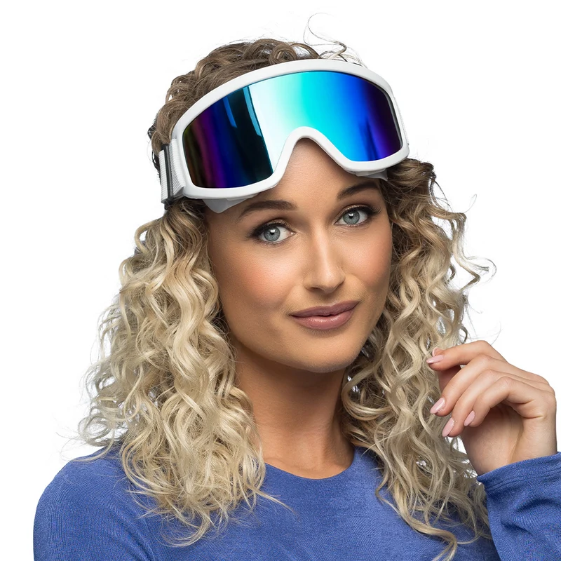 Neon Party Skibrille zum 80er Jahre Kostüm | UV