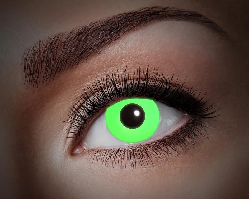 Eyecatcher UV Kontaktlinsen - Flash Green U73 | Farbige 1-Monatslinsen